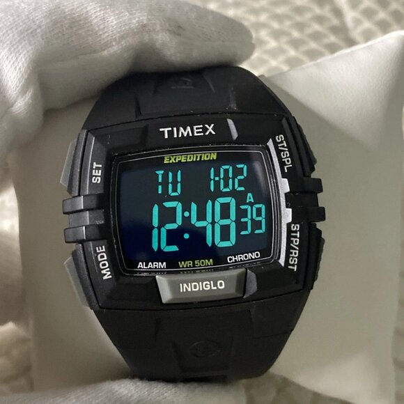 Timex Expedition Digital Watch – WR 50M – Indiglo – Chronograph – Model M262 - Picture 9 of 12